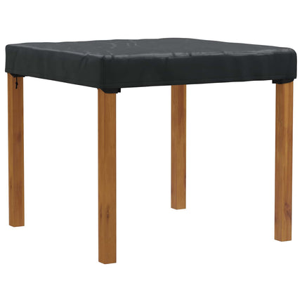 Bordskydd Enfärgad Svart 92 x 92 x 15 cm tyg