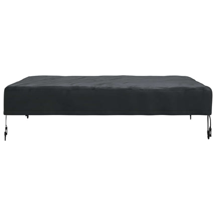Bordskydd Enfärgad Svart 102 x 102 x 15 cm tyg