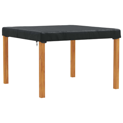 Bordskydd Enfärgad Svart 142 x 142 x 15 cm tyg