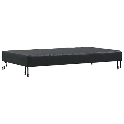 Bordskydd Enfärgad Svart 122 x 72 x 15 cm tyg