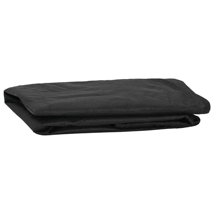 Bordskydd Enfärgad Svart 122 x 72 x 15 cm tyg