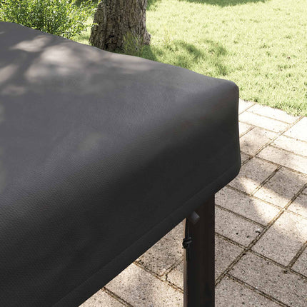 Bordskydd Enfärgad Svart 152 x 92 x 15 cm tyg