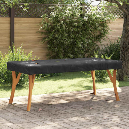 Bordskydd Enfärgad Svart 162 x 92 x 15 cm tyg