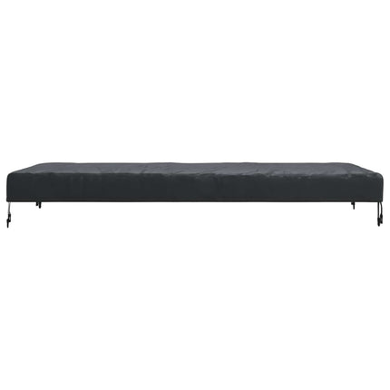 Bordskydd Enfärgad Svart 182 x 92 x 15 cm tyg
