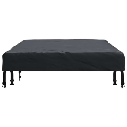 Bordskydd Enfärgad Svart 182 x 92 x 15 cm tyg