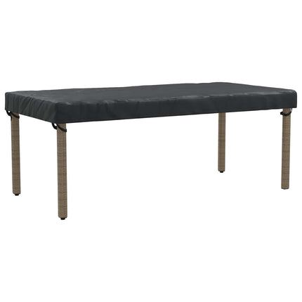 Bordskydd Enfärgad Svart 202 x 92 x 15 cm tyg