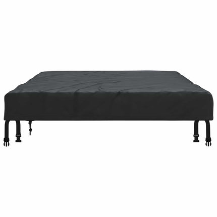 Bordskydd Enfärgad Svart 202 x 92 x 15 cm tyg