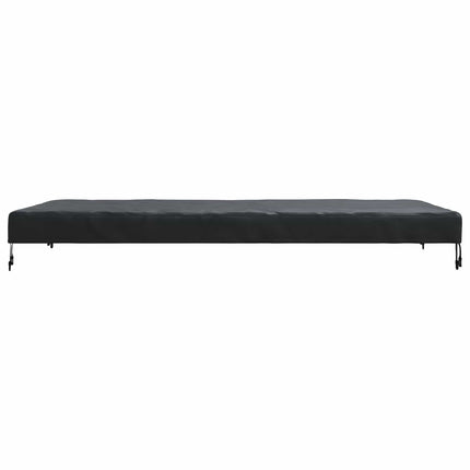 Bordskydd Enfärgad Svart 202 x 92 x 15 cm tyg
