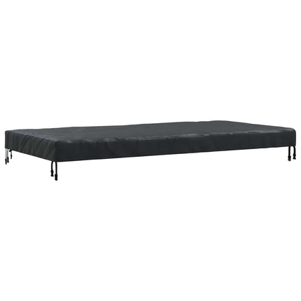 Bordskydd Enfärgad Svart 202 x 102 x 15 cm tyg