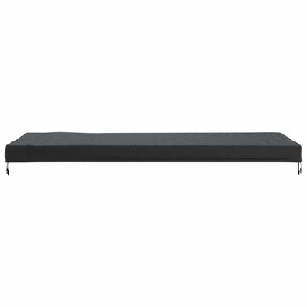 Bordskydd Enfärgad Svart 242 x 102 x 15 cm tyg