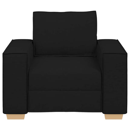 Soffa svart 100x78x84 cm tyg