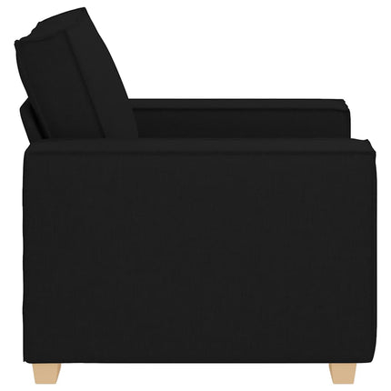 Soffa svart 100x78x84 cm tyg