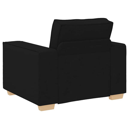 Soffa svart 100x78x84 cm tyg