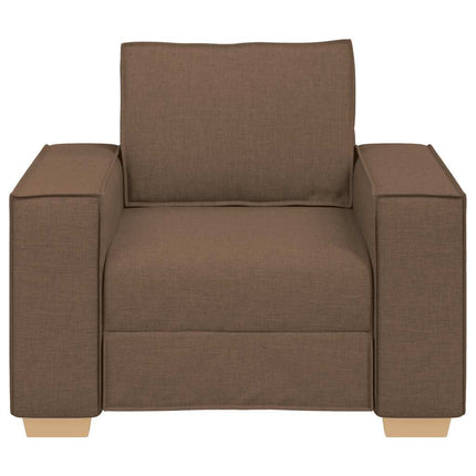 Soffa brun 100x78x84 cm tyg