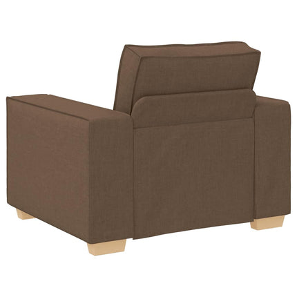 Soffa brun 100x78x84 cm tyg