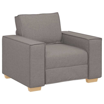 Soffa taupe 100x78x84 cm tyg