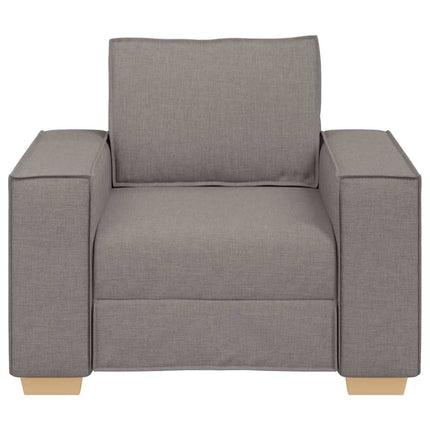 Soffa taupe 100x78x84 cm tyg