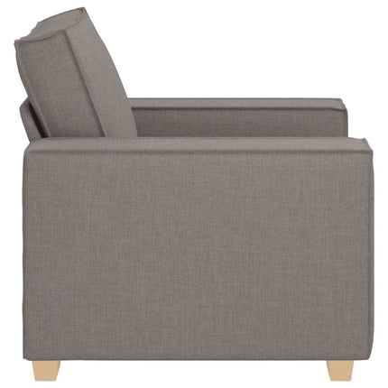 Soffa taupe 100x78x84 cm tyg