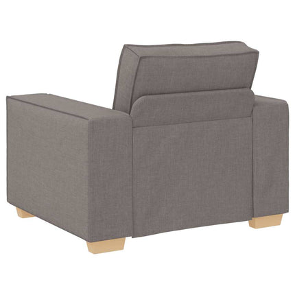 Soffa taupe 100x78x84 cm tyg