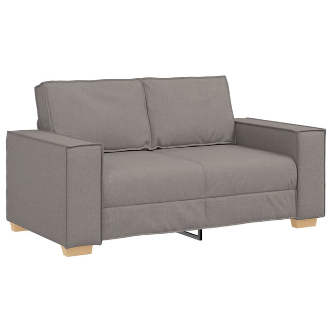 2-sitssoffa taupe 160x78x84 cm tyg