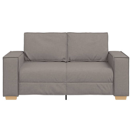 2-sitssoffa taupe 160x78x84 cm tyg