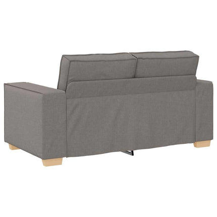 2-sitssoffa taupe 160x78x84 cm tyg