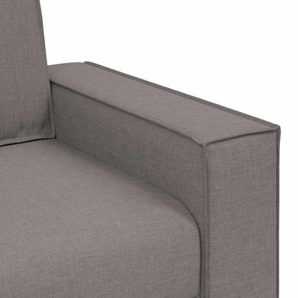 2-sitssoffa taupe 160x78x84 cm tyg