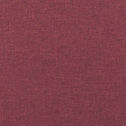 2-sitssoffa vinröd 180x78x84 cm tyg