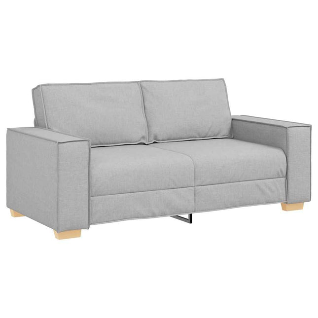 2-sitssoffa molngrå 180x78x84 cm tyg