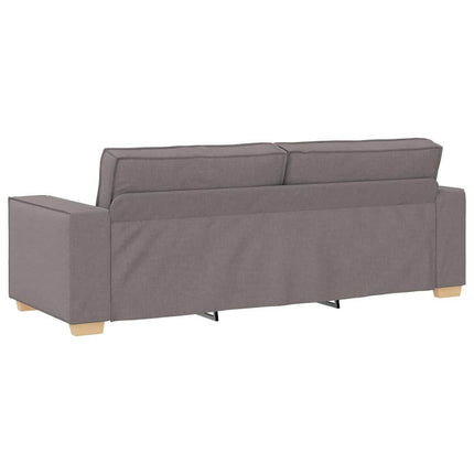 3-Sits soffa Taupe 220 cm tyg