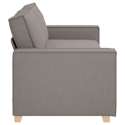 3-Sits soffa Taupe 220 cm tyg