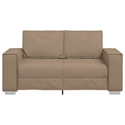 Tvåsitssoffa Cappuccino 160 cm Konstläder