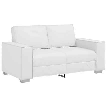 Tvåsitssoffa Vit 160 cm Konstläder