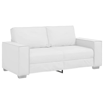 Tvåsitssoffa Vit 180 cm Konstläder