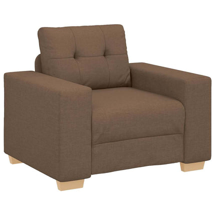 Soffa brun 100x78x80 cm tyg