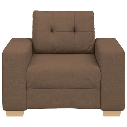 Soffa brun 100x78x80 cm tyg