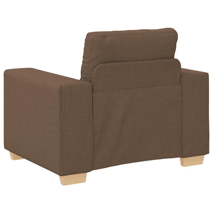 Soffa brun 100x78x80 cm tyg