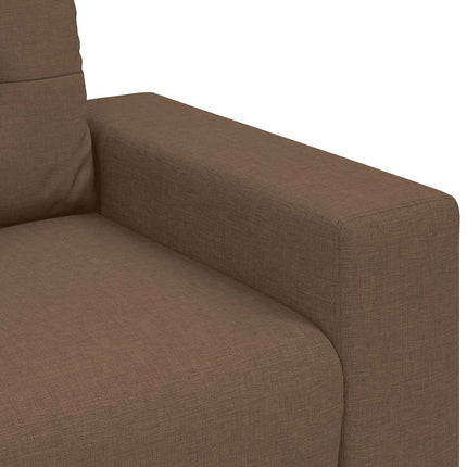 Soffa brun 100x78x80 cm tyg