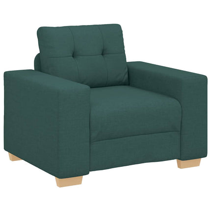 Soffa mörkgrön 100x78x80 cm tyg