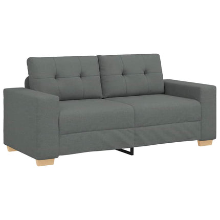 Loveseat soffa mörkgrå 180x77x82 cm tyg