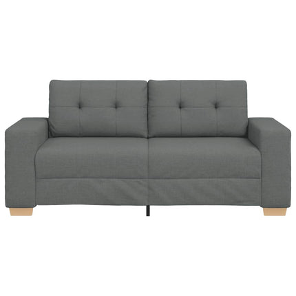 Loveseat soffa mörkgrå 180x77x82 cm tyg