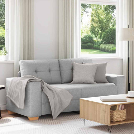 Tvåsitssoffa molngrå 180x77x82 cm tyg