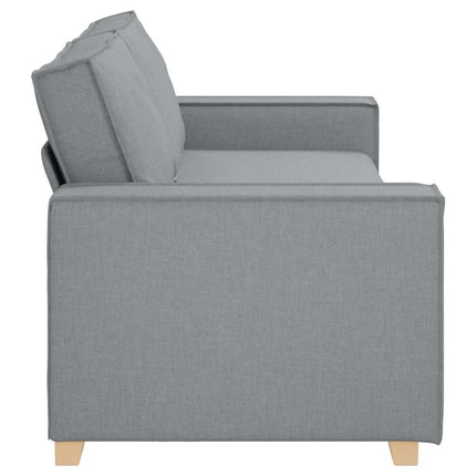 3-sitssoffa mörkgrå 220x78x80 cm tyg