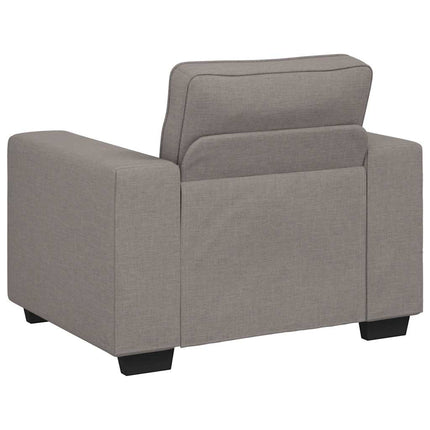 Soffstol taupe 100x77x82 cm tyg