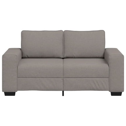 2-sitssoffa taupe 160x77x82 cm tyg