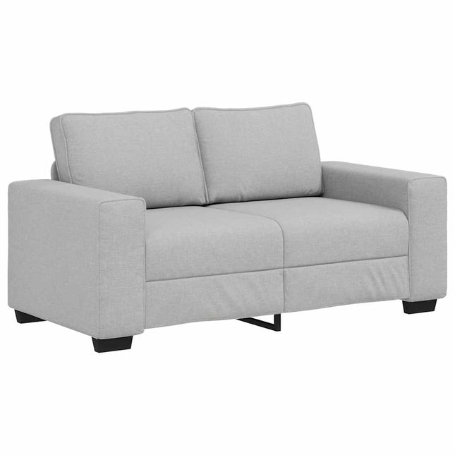 2-sitssoffa molngrå 160x77x82 cm tyg