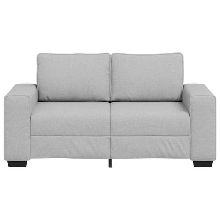 2-sitssoffa molngrå 160x77x82 cm tyg