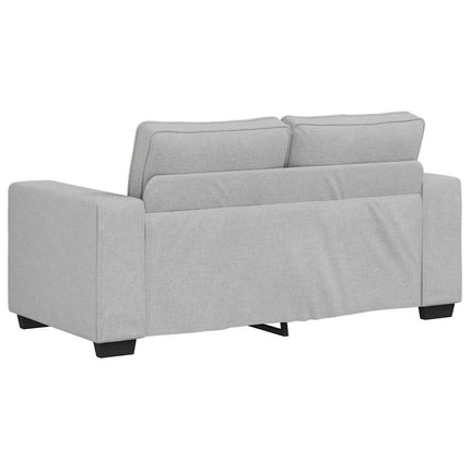 2-sitssoffa molngrå 160x77x82 cm tyg