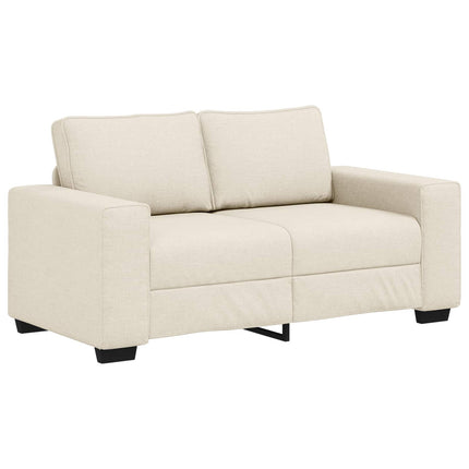 2-sits soffa Beige 160 cm Linnenblandad tyg