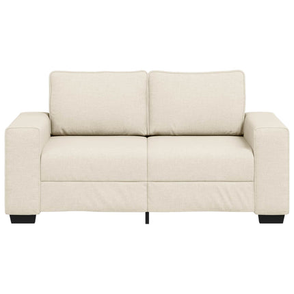 2-sits soffa Beige 160 cm Linnenblandad tyg